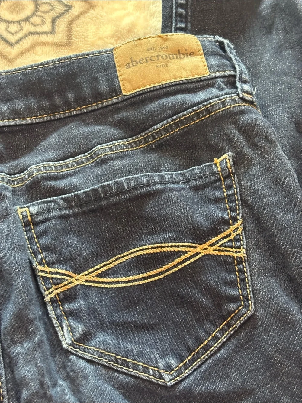 Abercrombie & Fitch Dark Blue Kids Skinny Jeans